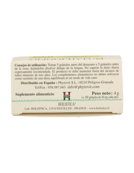 Oligophytum Manganeso Cobre (H17 MCU) 100 comprimidos sublinguales Holistica