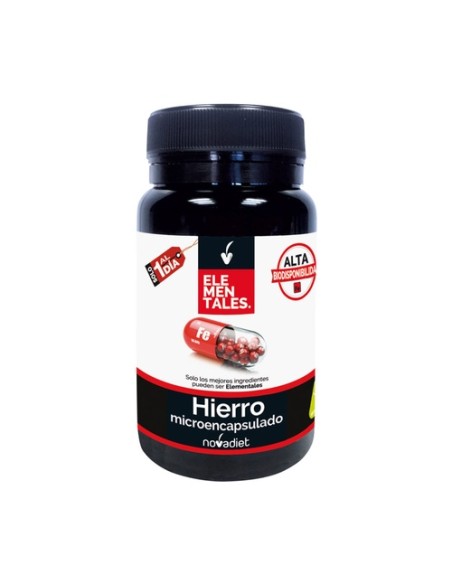 Hierro microencapsulado 60 cápsulas vegetales Nova Diet