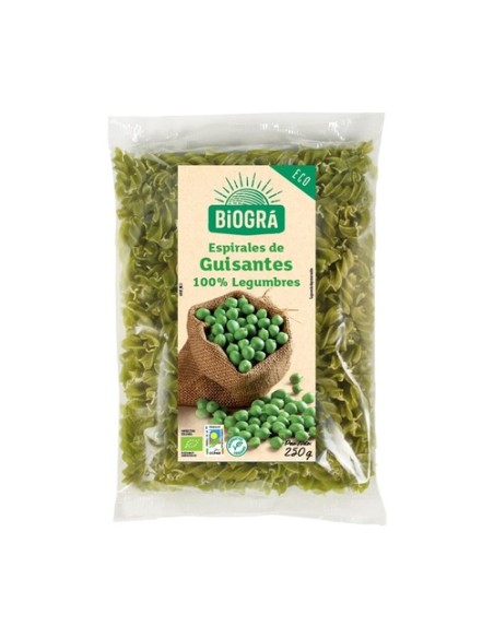 Espirales Guisantes Bio 250 g Biográ