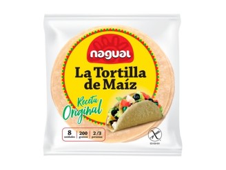 Tortillas de maíz sin gluten