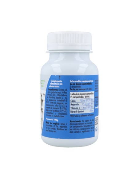 Calcio + vitamina D 1000mg 100 comprimidos masticables de 1000 mg GHF