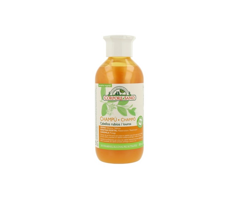 Champú Henna Cabello Rubio 300 ml Corpore Sano