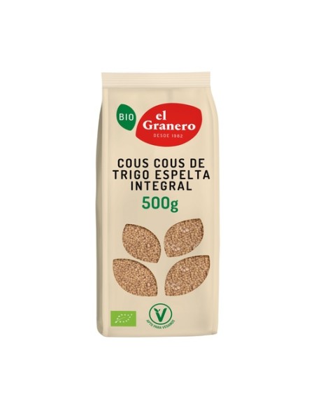 Cous Cous Espelta Integral Bio 500 g El Granero Integral