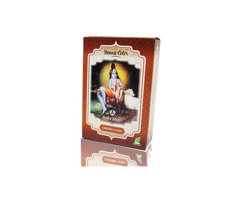 Henna color Castaño claro 100 g Radhe Shyam