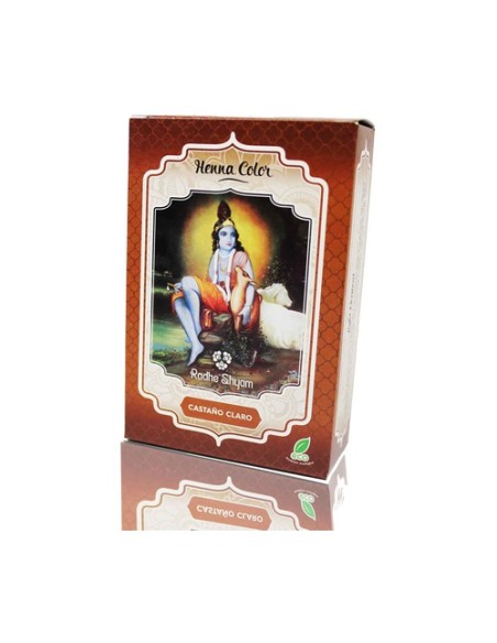 Henna color Castaño claro 100 g Radhe Shyam