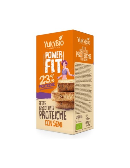 Pan tostado proteico semillas 190 g Yukybio