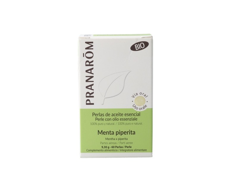 Perlas Menta piperita Bio 60 perlas (Menta) Pranarom