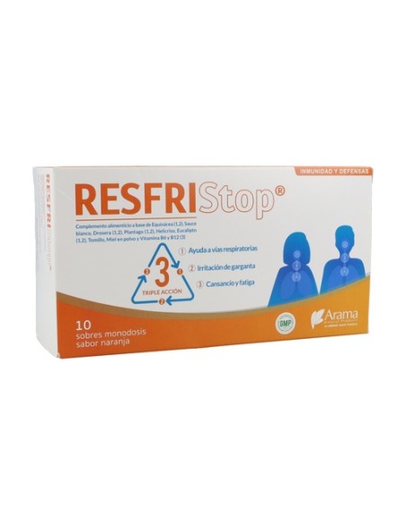 Resfristop Naranja 10 sobres Pharmadiet