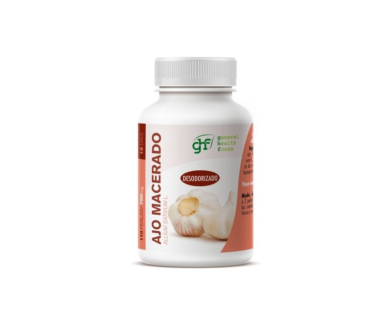 Ajo macerado 110 perlas de 700mg GHF