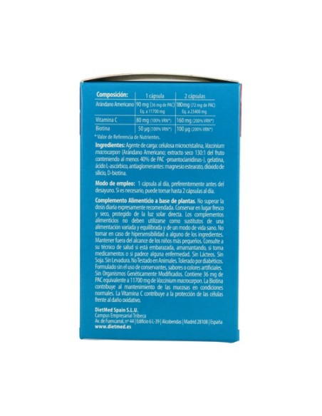 Arándano 60 cápsulas de 90mg Naturmil