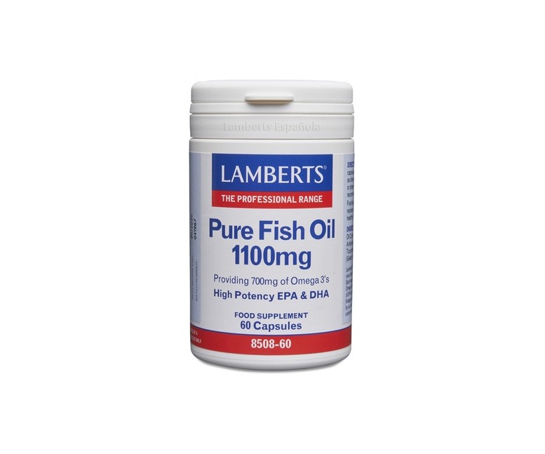 Aceite puro de pescado 60 perlas Lamberts