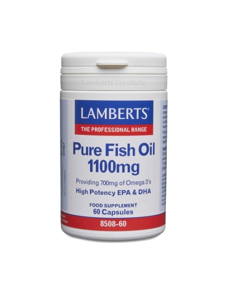 Aceite puro de pescado 60 perlas Lamberts