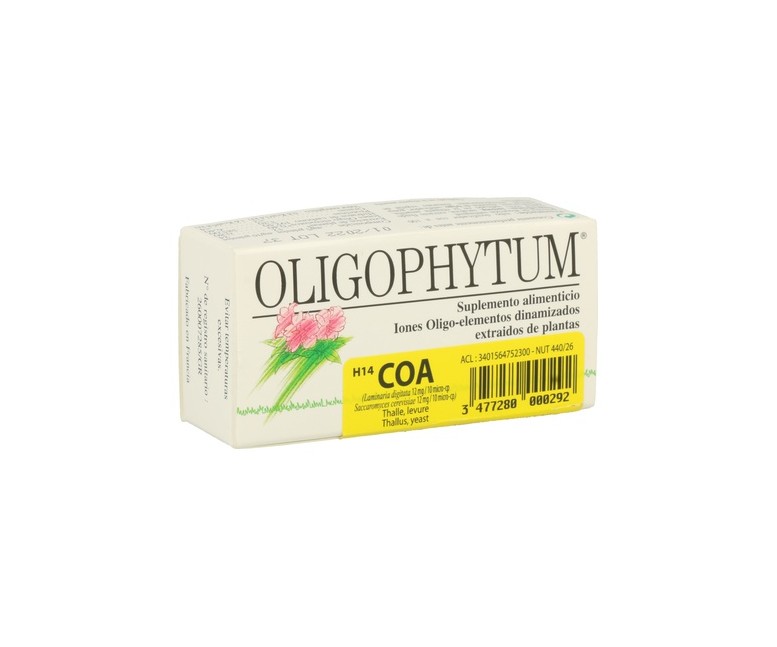 Oligophytum Cobre, Oro, Plata (H14 COA) 100 comprimidos sublinguales Holistica