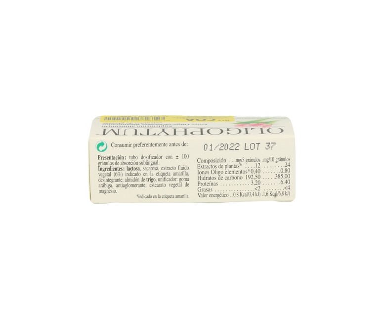 Oligophytum Cobre, Oro, Plata (H14 COA) 100 comprimidos sublinguales Holistica