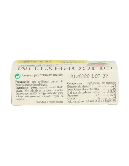 Oligophytum Cobre, Oro, Plata (H14 COA) 100 comprimidos sublinguales Holistica