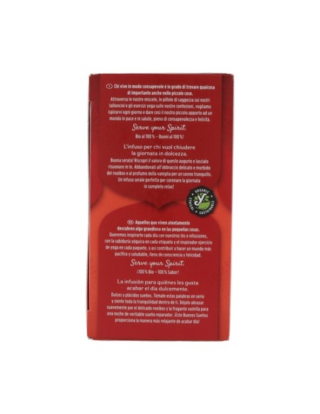 Infusión ayurvédica Buenos Sueños con Rooibos y Vainilla 17 bolsitas infusoras de 1.8g Yogi Tea