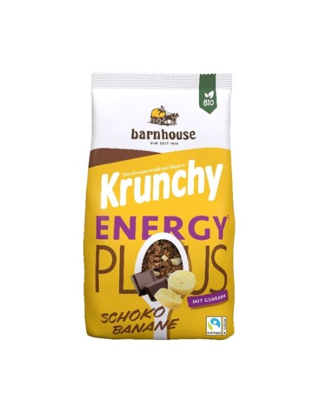 Muesli krunchy energy plus choco y plátano 325 g Barnhouse
