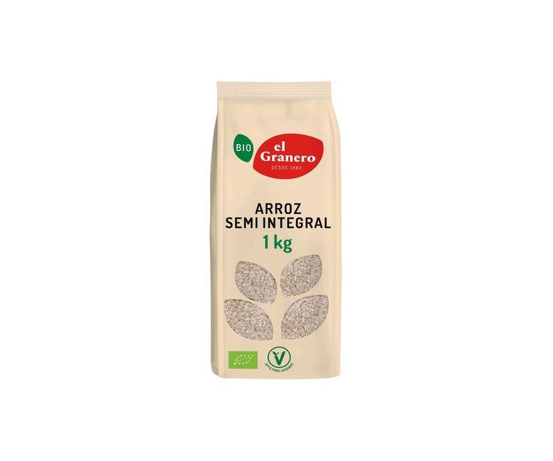 Arroz Semi Integral Bio 1 kg El Granero Integral