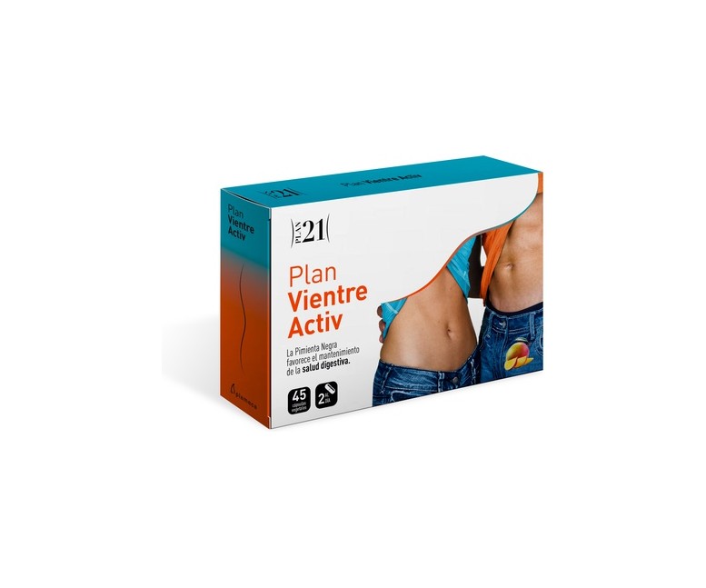 Plan 21 vientre activ (ex Mango Activ) 45 cápsulas vegetales Plameca