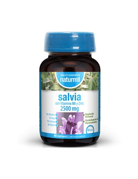 Salvia con vitamina B6 y zinc 60 comprimidos Dietmed