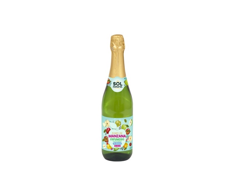 Espumoso de manzana sin alcohol 750 ml (Manzana) Sol Natural