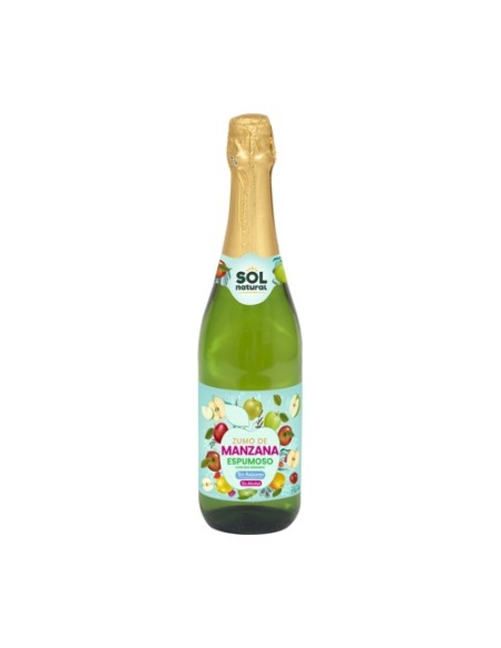 Espumoso de manzana sin alcohol 750 ml (Manzana) Sol Natural
