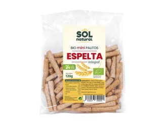 Mini palitos de espelta integral Bio