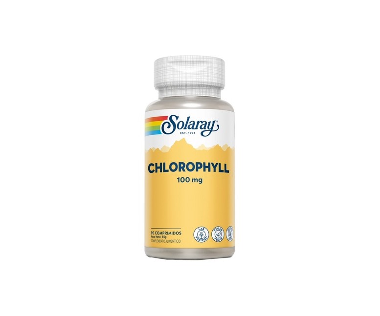 Clorofila - Chlorophyll 90 tabletas Solaray