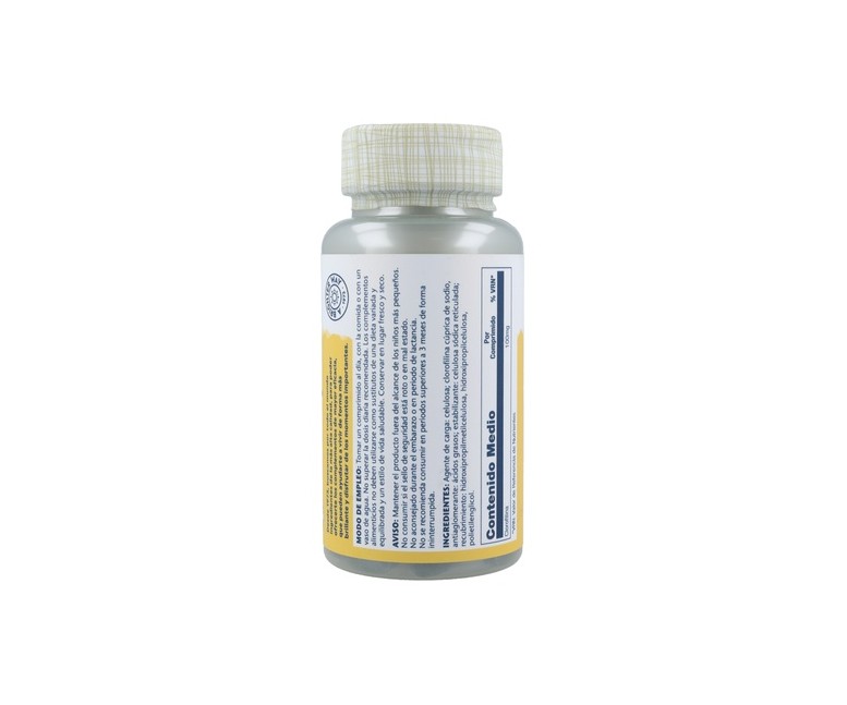 Clorofila - Chlorophyll 90 tabletas Solaray
