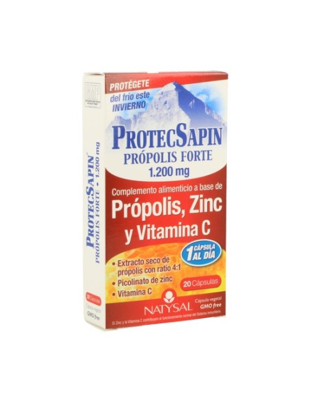 Protecsapin Própolis forte 1.200 mg 20 cápsulas Natysal