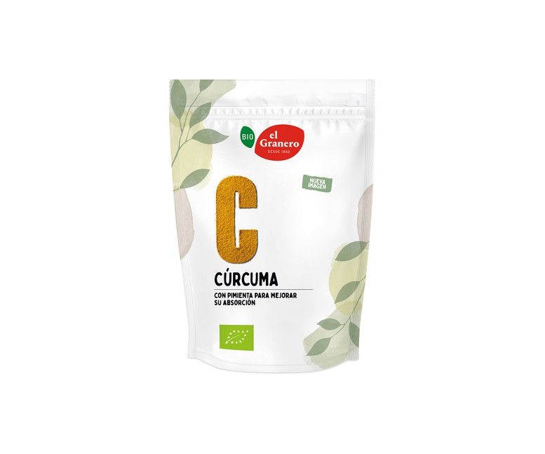 Cúrcuma y Pimienta Bio 200 g de polvo El Granero Integral