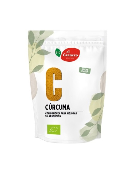 Cúrcuma y Pimienta Bio 200 g de polvo El Granero Integral