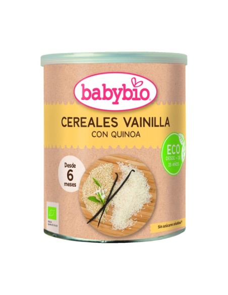Papilla cereales y Vainilla +6m 220 g de polvo Babybio