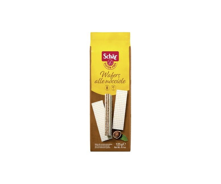 Wafers de avellana sin gluten 125 g Schär