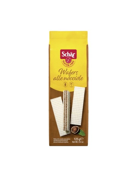 Wafers de avellana sin gluten 125 g Schär