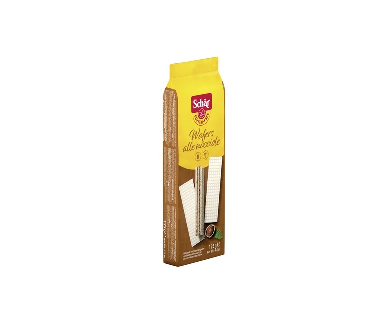 Wafers de avellana sin gluten 125 g Schär