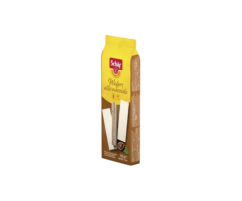 Wafers de avellana sin gluten 125 g Schär