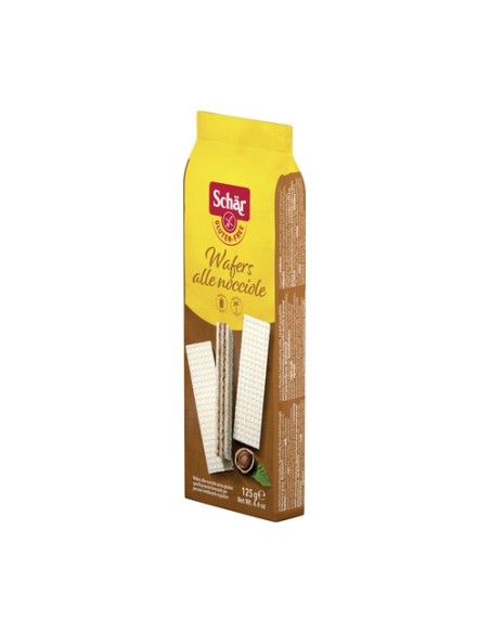 Wafers de avellana sin gluten 125 g Schär