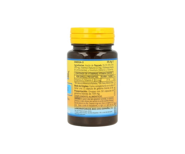 Omega 3 (EPA 35% DHA 25%) 50 perlas Nature Essential