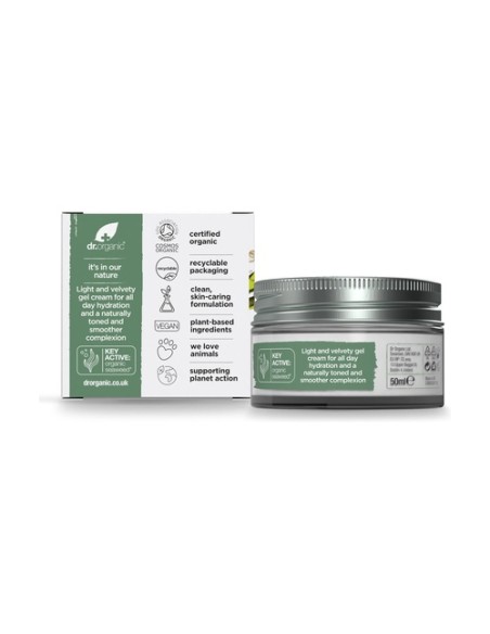 Crema de día en gel algas marinas siempre joven 50 ml de gel Dr. Organic