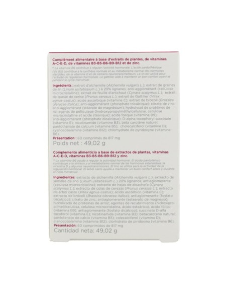 Confort Menstruel (Regulación Hormonal Femenina) 60 comprimidos Inovance