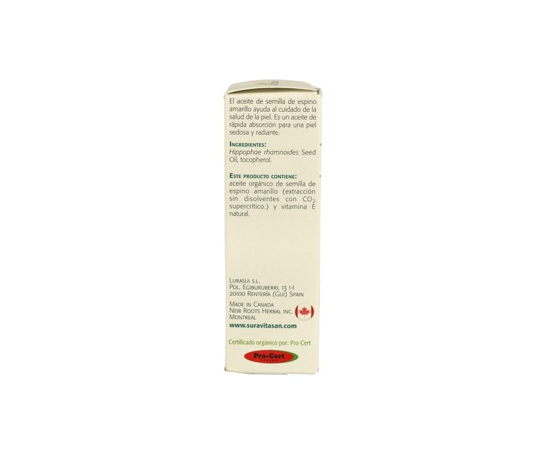 Aceite Semillas Espino Amarillo 30 ml Sura Vitasan