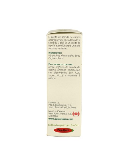 Aceite Semillas Espino Amarillo 30 ml Sura Vitasan