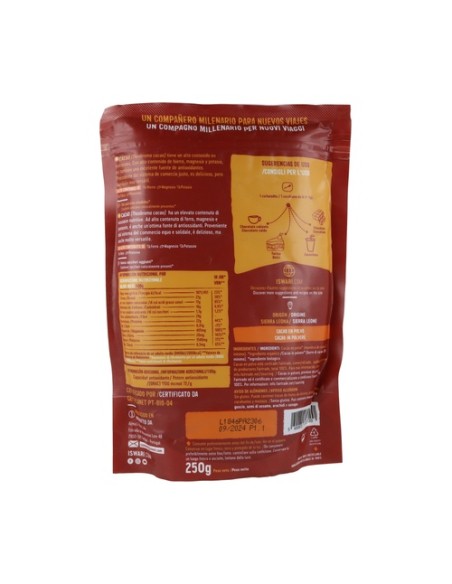 Cacao Bio en Polvo 250 g Iswari