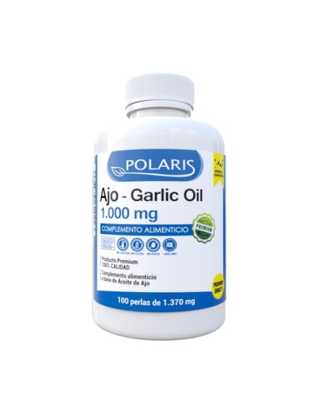 Aceite de ajo 1000mg 100 perlas de 1000mg Polaris Formula