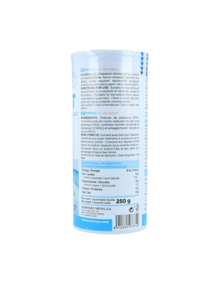 Fitsalt Sal Sin Sodio 250 g MARNYS®