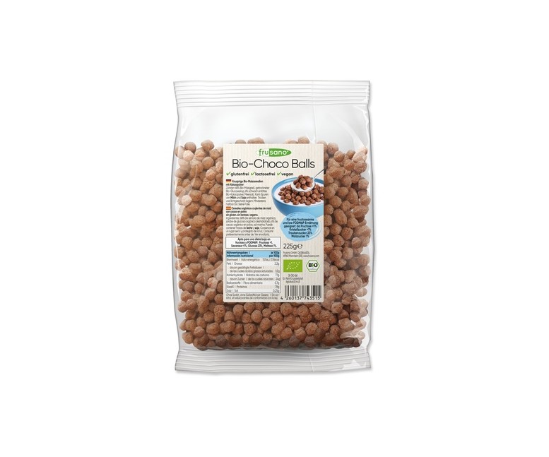 Choco balls orgánicos 225 g (Chocolate) Frusano