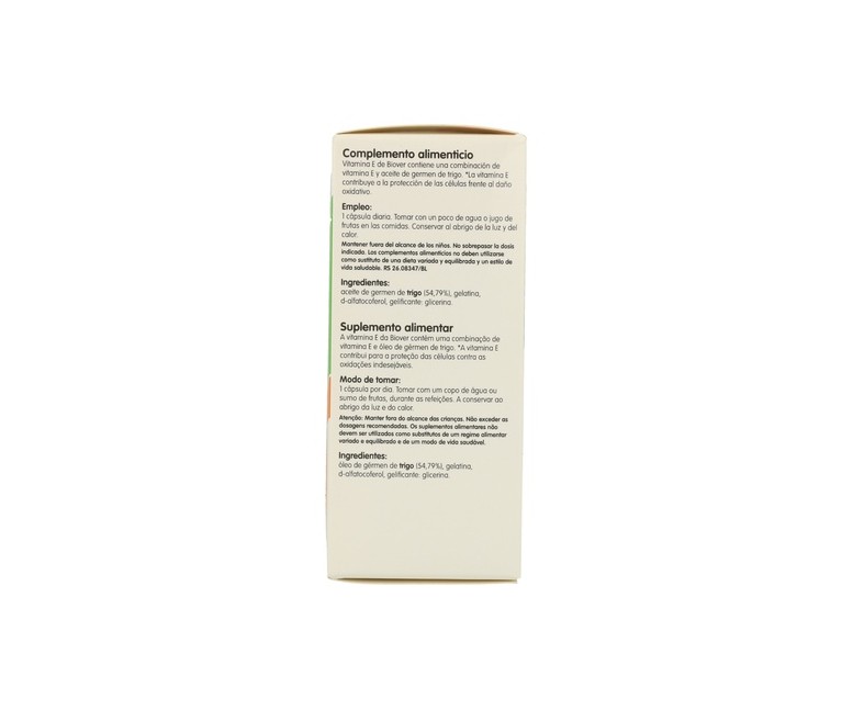 Vitamina E 100 cápsulas Biover
