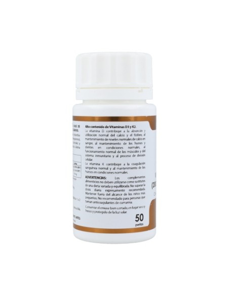 Holovit® Vitamina D3 2.000 UI + K2 60 µg 50 perlas Equisalud