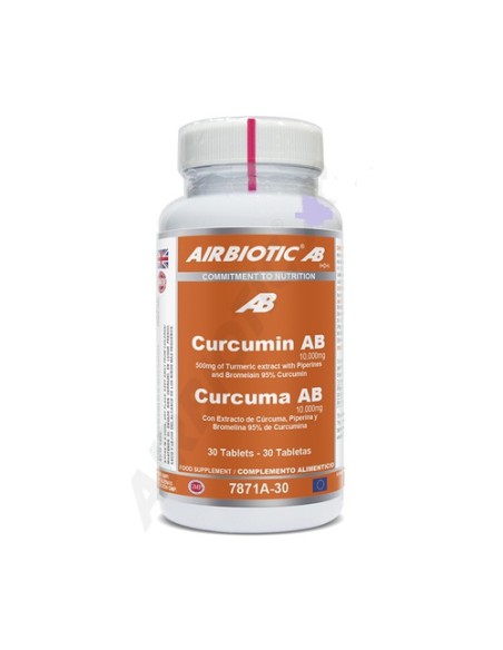 Cúrcuma ab complex 30 comprimidos de 10000mg Airbiotic